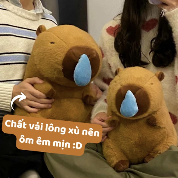 Thú nhồi bông Capybara dễ thương Chính hãng Giá tốt - Hình ảnh 4