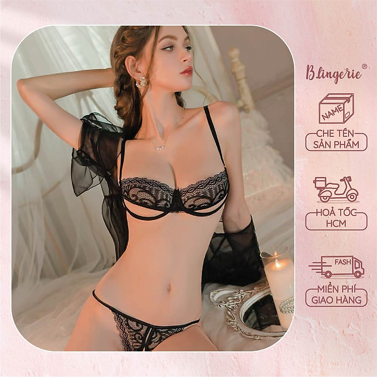 Set Bộ Đồ Lót Ren Đơn Giản - B.Lingerie
