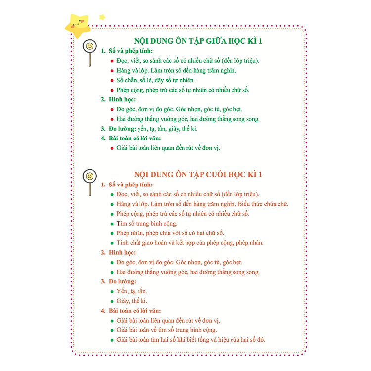 Đề Kiểm Tra Toán Lớp 4 - Học Kì 1 - Ảnh 2