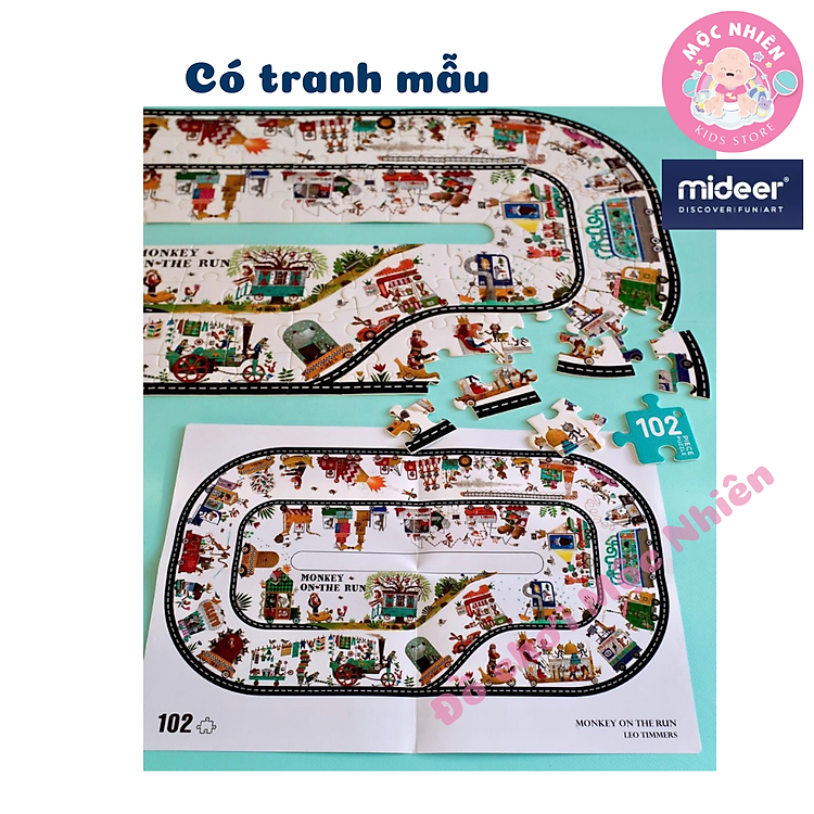 Mua Đồ Chơi Puzzle MIDEER Monkey on the Run Chính hãng Tiết kiệm - Hình ảnh 5
