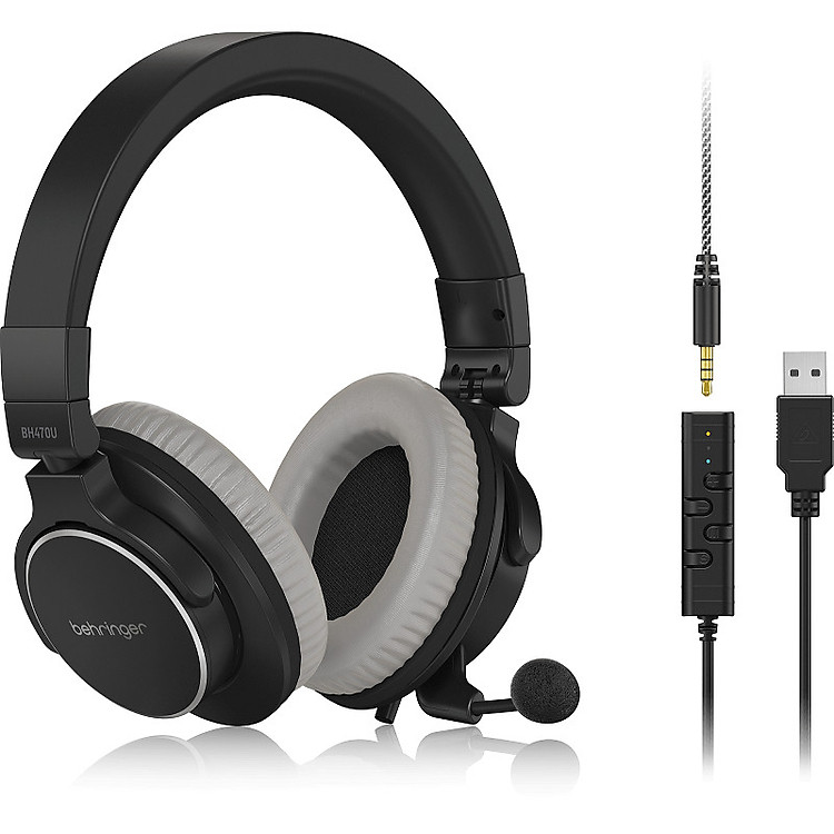Tai nghe Behringer BH470U - Tai nghe jack USB Kiểm Âm Behringer- Hàng Chính Hãng