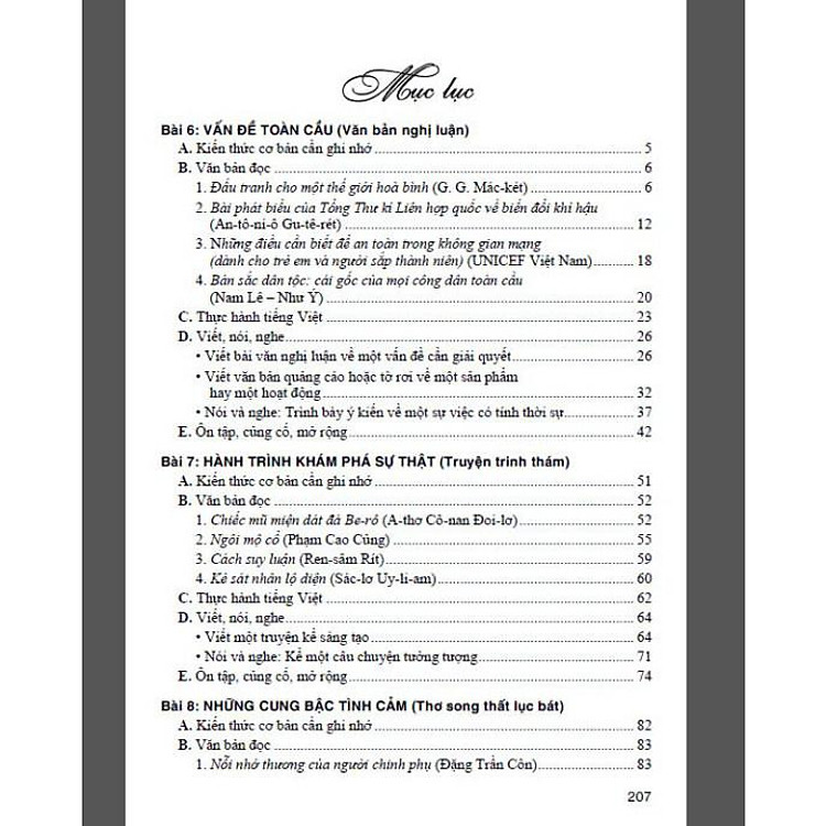 Hướng Dẫn Học Ngữ Văn 9 - Tập 1 + 2 (Bám Sát SGK Chân Trời Sáng Tạo) - Ảnh 6