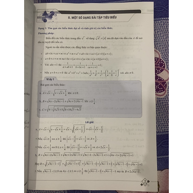 Tổng hợp Chuyên đề trọng tâm thi vào 10 Chuyên & học sinh giỏi Đại Số và Hình học 9 - Ảnh 5