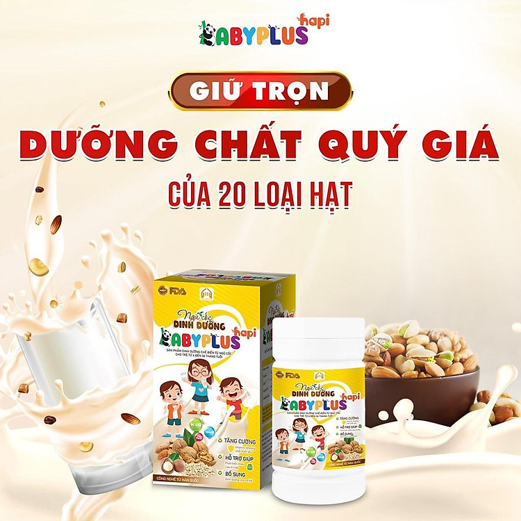 Tham Khảo tại ConCung: Ngũ Cốc Dinh Dưỡng Babyplus Hapi cho bé , nhận ngay nhiều Ưu đãi