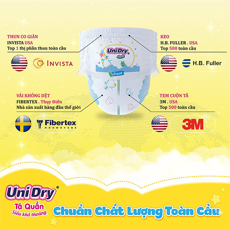 Mua Tã Quần Em Bé Unidry Size M60 Uy tín Giá rẻ - Hình ảnh 4