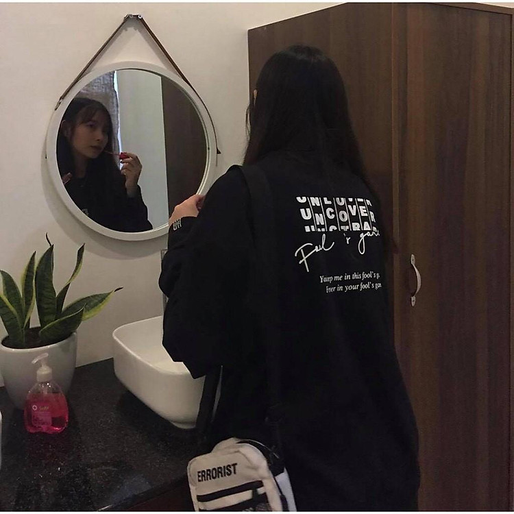 Áo khoác Cardigan Jacket Uncover Chất Len Fool's Game Màu Đen Form Rộng Unisex