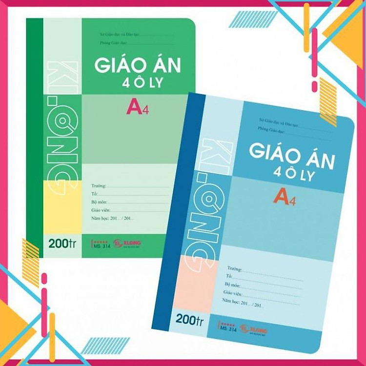 Sổ giáo án KLONG A4 (200 trang) - Ảnh 2