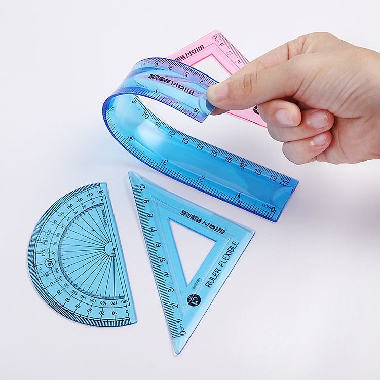 Bộ thước kẻ dẻo mềm đa năng (4 chiếc)