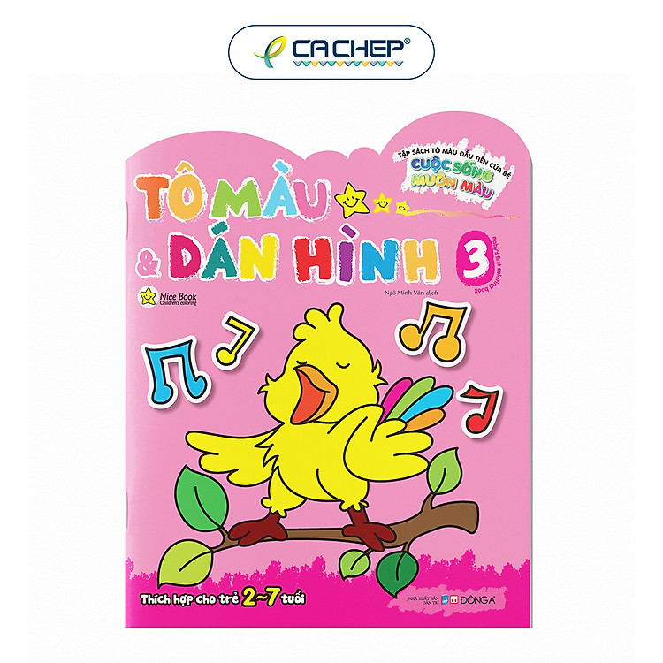 Bộ Tô Màu Và Dán Hình – Cuộc Sống Muôn Màu (Tập 3)