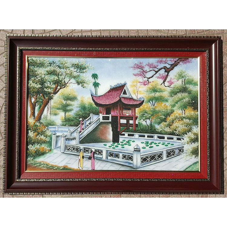 TRANH ĐÁ TỰ NHIÊN CHÙA MỘT CỘT - KHUÊ VĂN CÁC