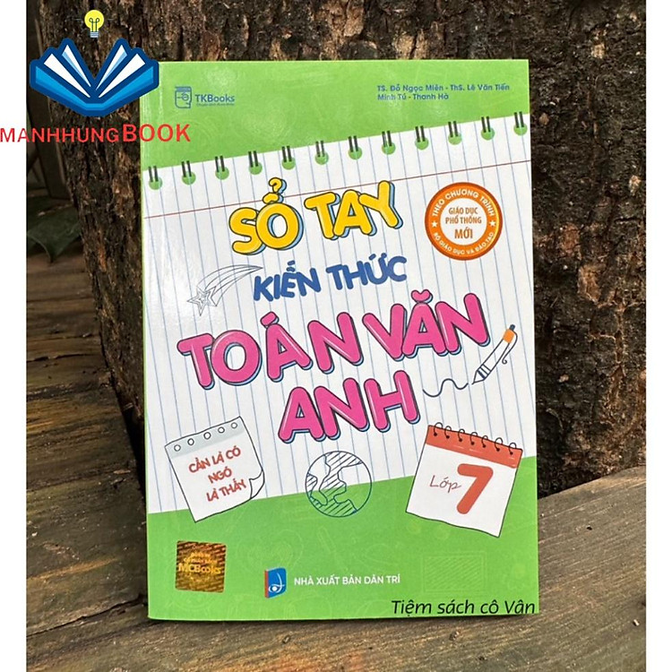 Sổ tay kiến thức Toán, Văn, Anh lớp 7