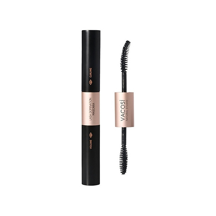 Mascara 2in1 làm dài và cong mi Vacosi Natural Lash Domination Pro 10g (Intensive Length & Lift)