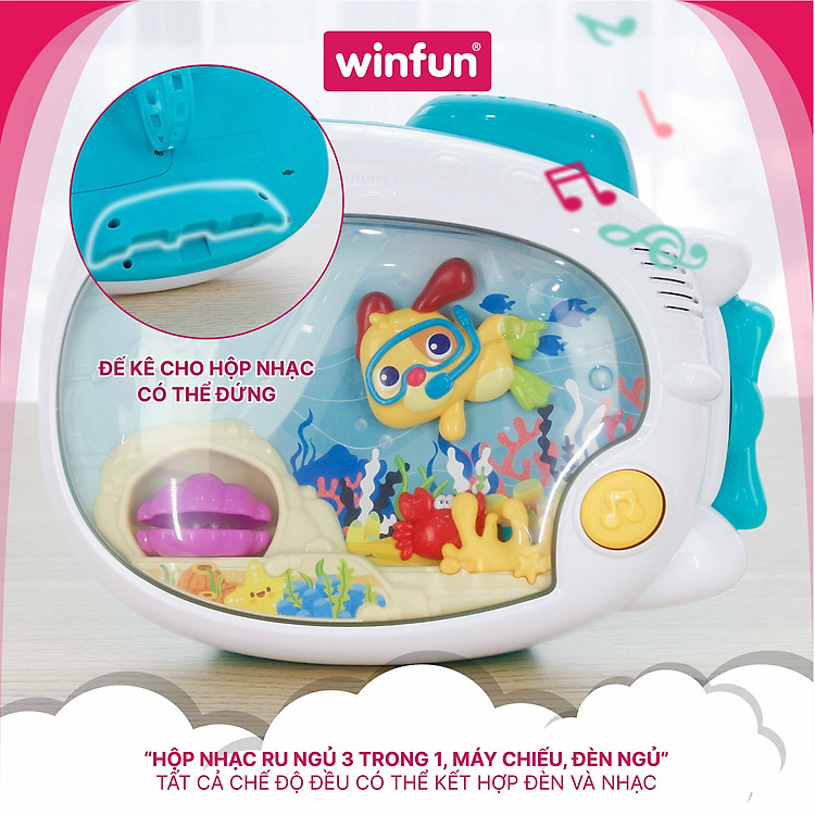 Đèn ngủ 3 chức năng Winfun 720000-NL Chính hãng Giá rẻ - Hình ảnh 3