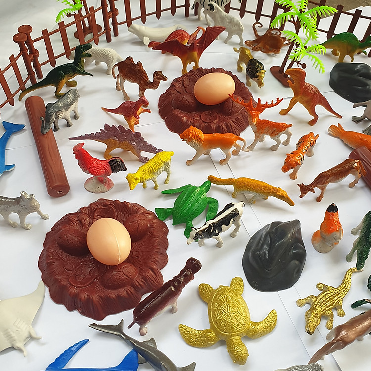 Mua Hộp 82 mô hình đồ chơi động vật Chính hãng Tiết kiệm - Hình ảnh 4