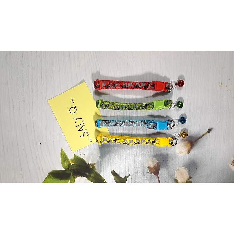 Vòng cổ chó mèo rằn ri