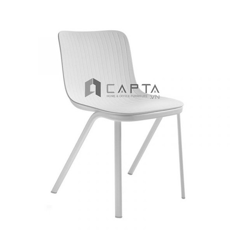 Ghế Dragon chân oval màu Beige Nội thất Capta Ghế ăn cao cấp chuẩn Italy chân thép sơn tĩnh điện