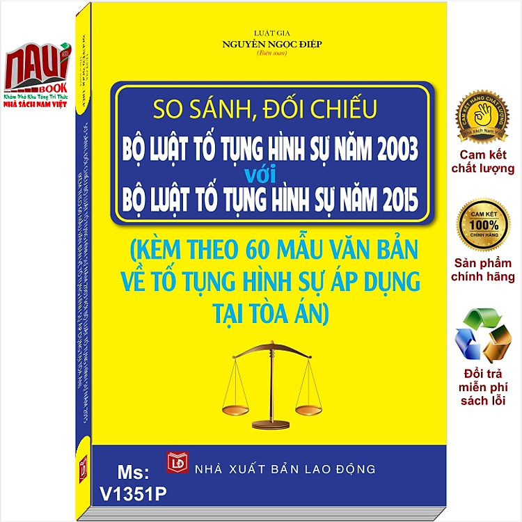 So Sánh, Đối Chiếu Bộ Luật Tố Tụng Hình Sự 2003 – 2015
