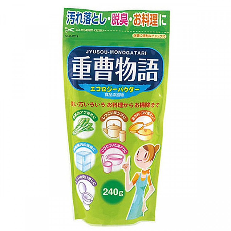 Bột Baking Soda tẩy rửa đa năng 240g (dạng gói) - Nội địa Nhật Bản