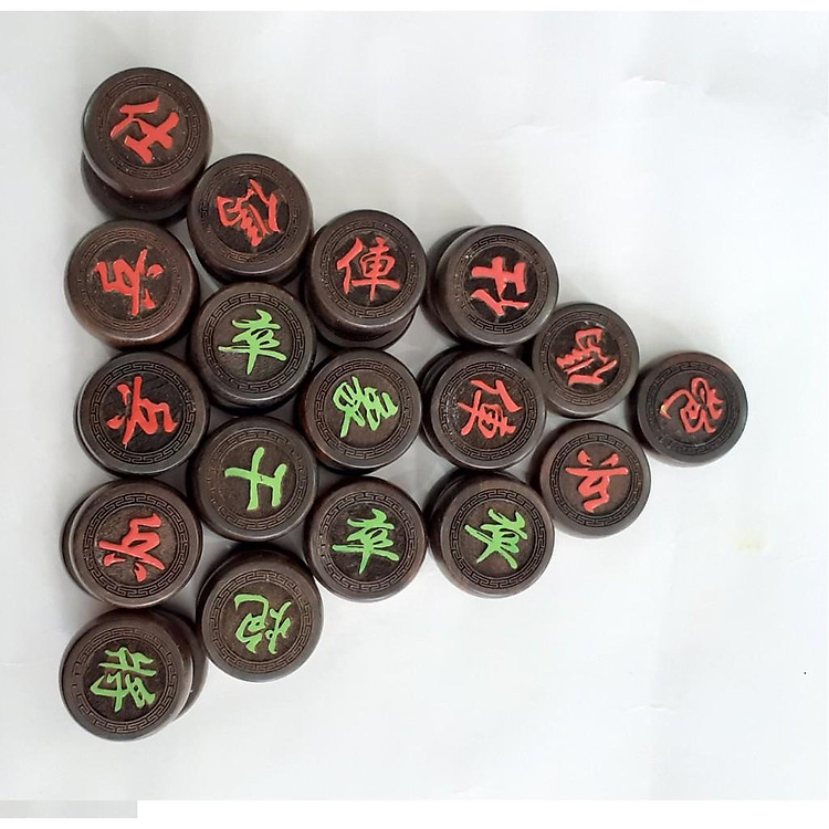 Quân Cờ Tướng Gỗ Trắc Chính Hãng Chính hãng Giá tốt - Hình ảnh 3