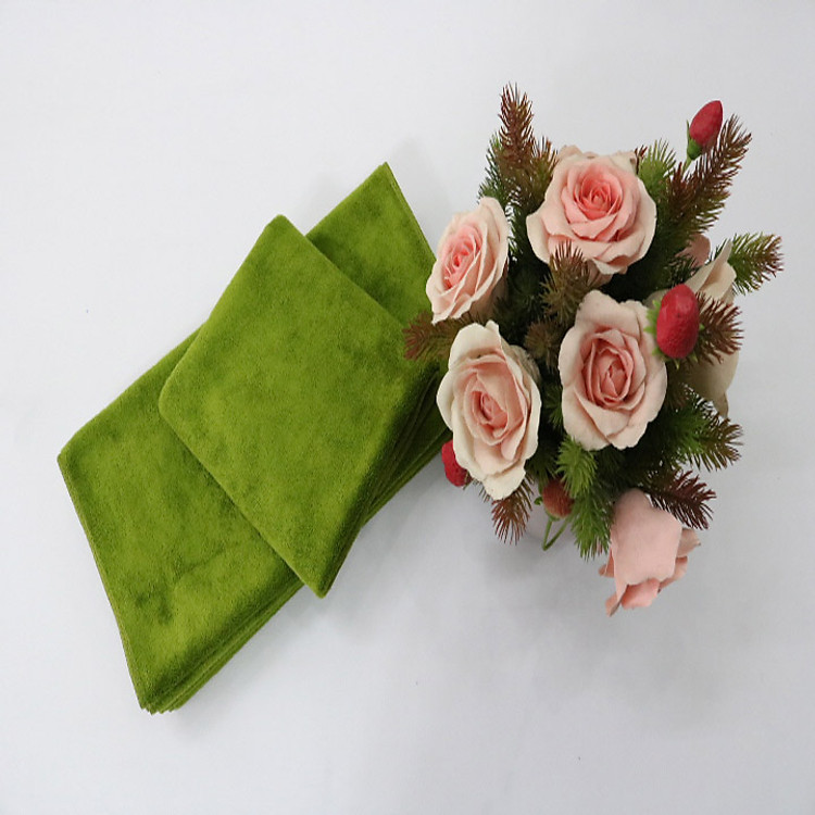 Combo 5 Khăn Quấn Tóc, Khăn Mặt Microfiber Nam Phong - 35x75cm - Màu Xanh Rêu