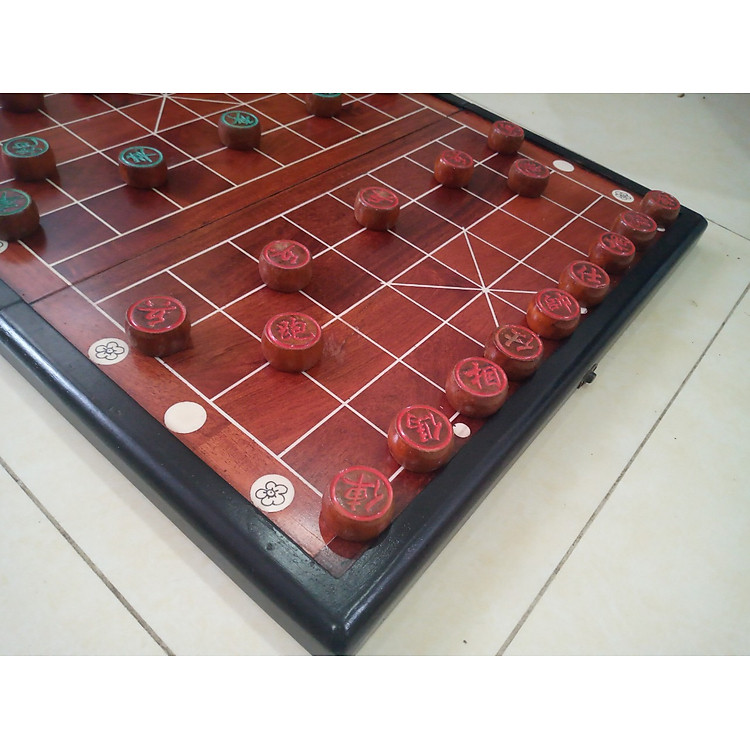 Bộ Cờ Tướng Gỗ Nhãn 3.5cm Chính hãng Giá tốt - Hình ảnh 3