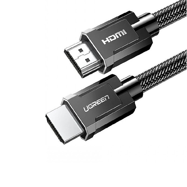 Cáp Ultra HDMI 2.0 2M 16Gbps 8K màu đen 4k@60hz Ugreen 70324 HD136 Hàng Chính Hãng