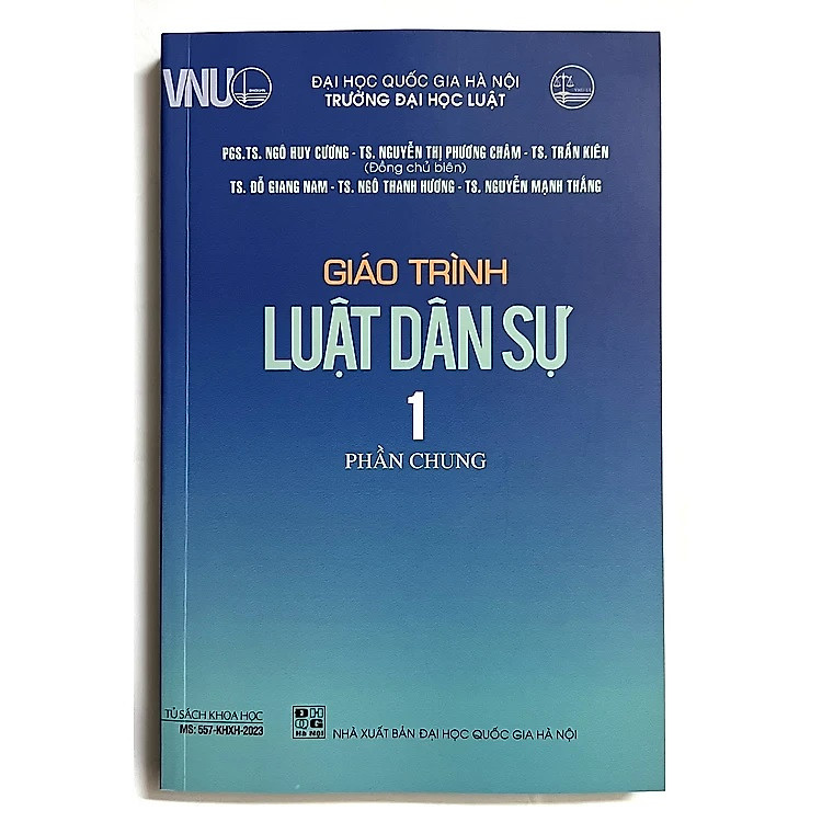 Giáo Trình Luật Dân Sự Tập 1 – Phần Chung