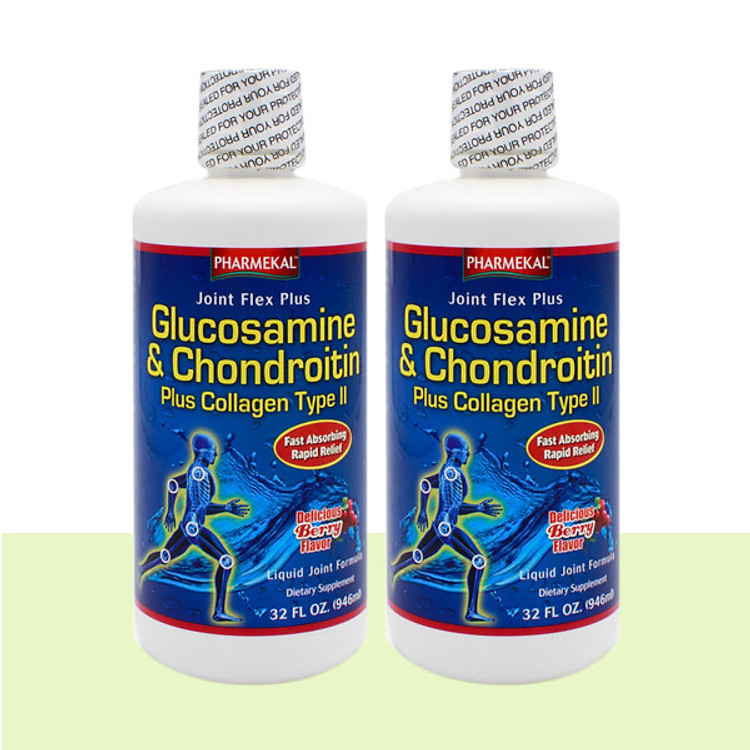 Combo 2 Chai Glucosamine Dạng Lỏng Giảm Đau Khớp Nhanh Chóng Joint Flex Plus Pharmekal - 946ml
