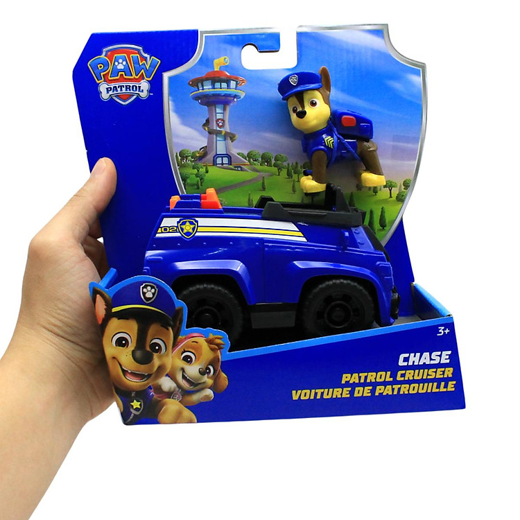 Đồ Chơi Xe Cứu Hộ Paw Patrol - Chase Chính hãng Tiết kiệm - Hình ảnh 4