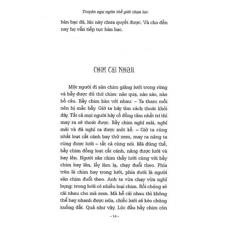 Truyện Ngụ Ngôn Thế Giới Chọn Lọc - Ảnh 5