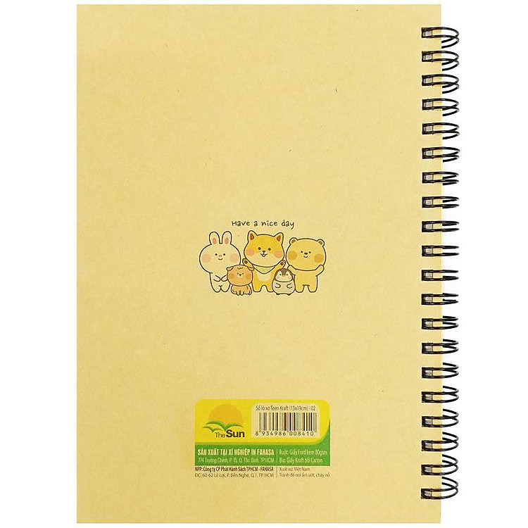 Sổ Lò Xo Kẻ Ngang 80gsm Teen Kraft - Ảnh 3