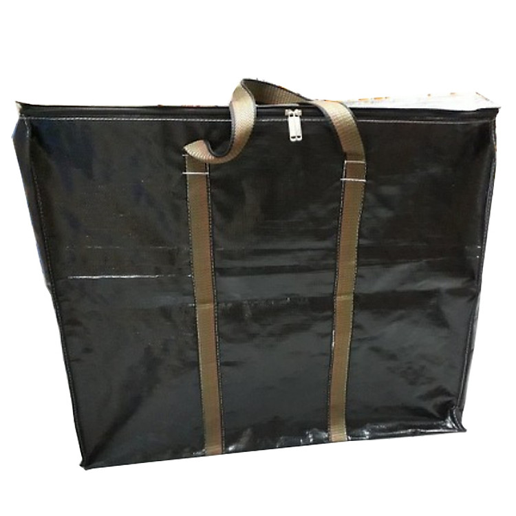 Túi bạt loại dày nhất màu tím/xanh rêu (Dành có shipper, đựng hàng buôn bán) - quai xách màu ngẫu nhiên