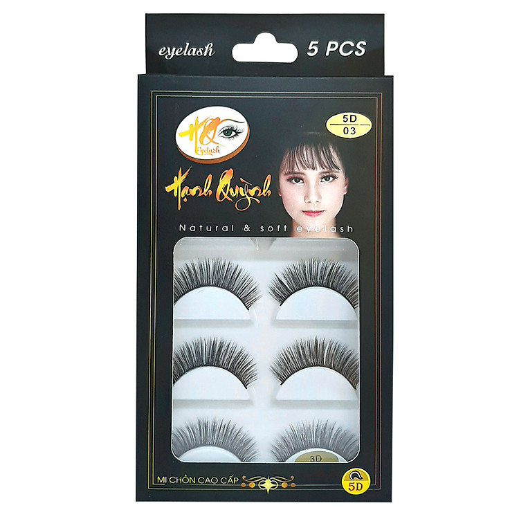 5 cặp lông mi giả cong vút Natural & Soft Eyelash (số 03)