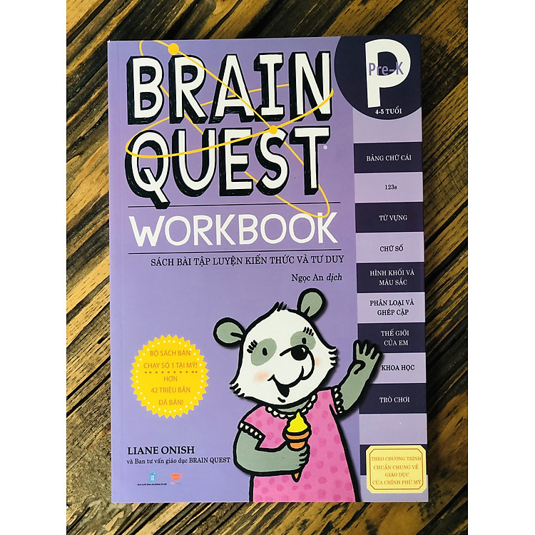 brain quest workbook pre-k phát triển tư duy iq cho bé (4 – 5 tuổi)