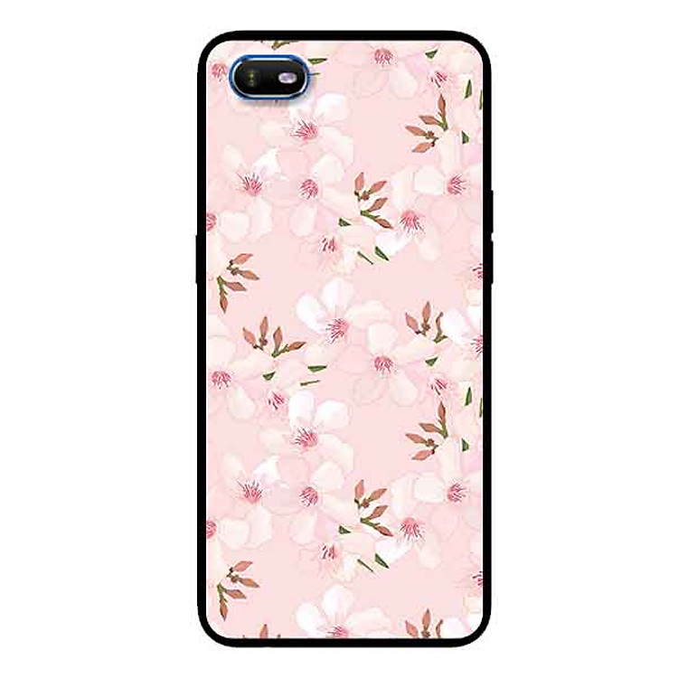Ốp Lưng in cho Oppo A1K Mẫu Họa Tiết Hoa Đào - Hàng Chính Hãng
