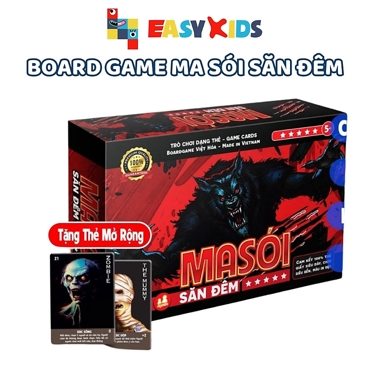 Chọn mua tại Shopee: Board Game Ma Sói Săn Đêm - EASYKIDS - Giá tốt nhất tại Mall Shop