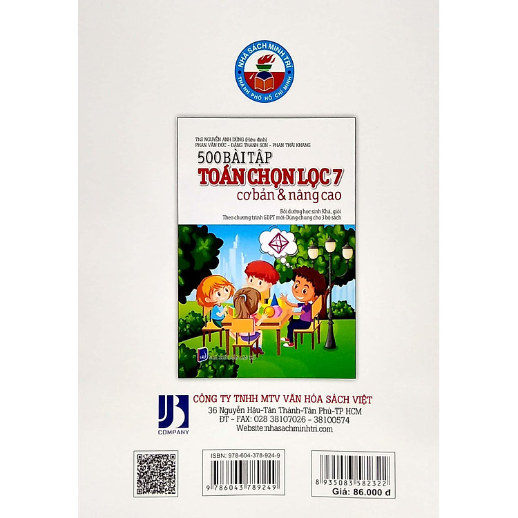 500 Bài Tập Toán Chọn Lọc 7 Cơ Bản Và Nâng Cao - Ảnh 4