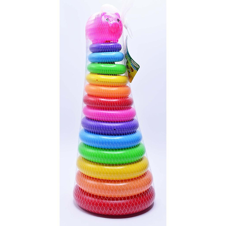 Mua tại Tiki: Đồ chơi xếp vòng tháp 15 chi tiết Chính hãng Giá rẻ