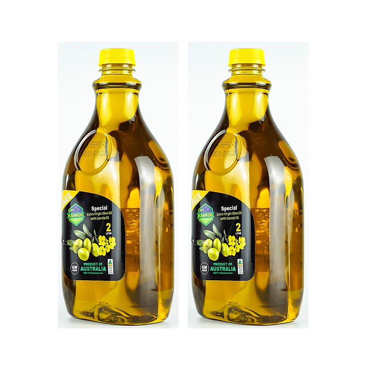 2 Chai Dầu Oliu hạt cải Kankoo 2 Lít