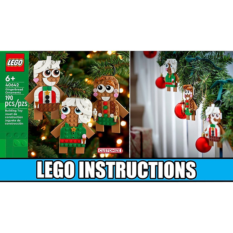 LEGO NOEL 40642 Đồ Trang Trí Bánh Gừng Chính hãng Giá rẻ - Hình ảnh 3