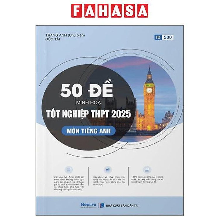 50 Đề Minh Họa Tốt Nghiệp THPT 2025 – Môn Tiếng Anh