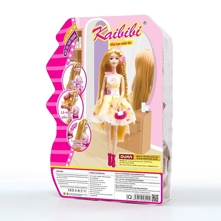 Mua Búp Bê Kaibibi DUKA - Nhà tạo mẫu tóc Chính hãng Tiết kiệm - Hình ảnh 3