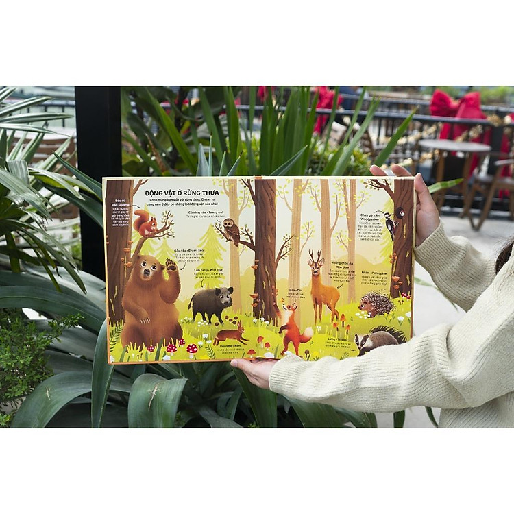 Cuốn sách khổng lồ về động vật hoang dã - Big book of wild animals - Ảnh 4