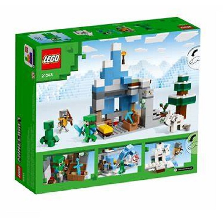LEGO Minecraft 21243 - Đỉnh Núi Băng Chính hãng Giá tốt - Hình ảnh 2