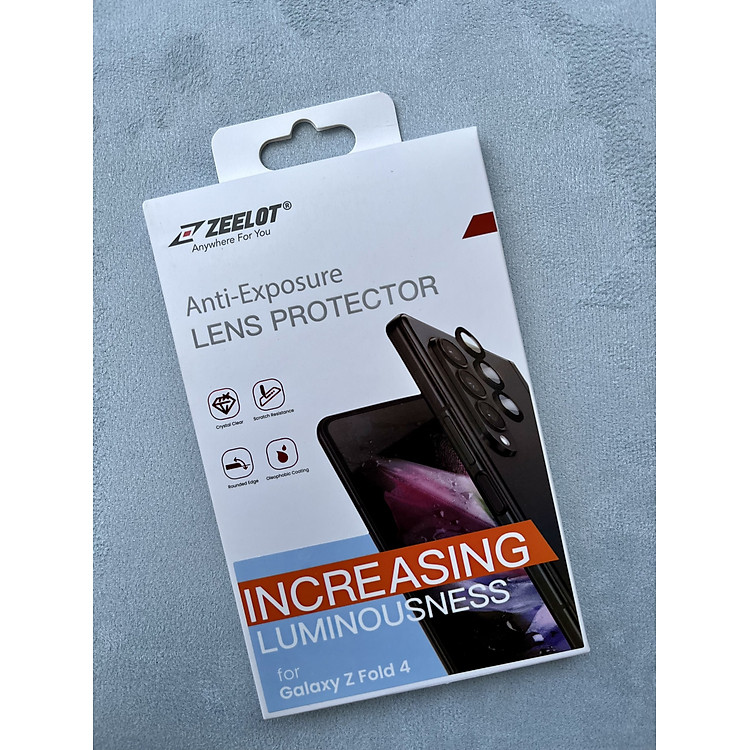Kính Cường Lực Camera Lens Dành Cho Samsung Galaxy Z Fold 4 5G ZEELOT PISHIELD - Hàng Chính Hãng