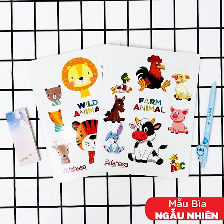 Tập Học Sinh Animal (5 ô ly, 96 trang, 100gsm)