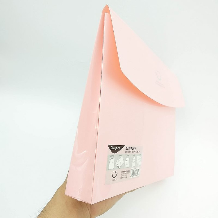 File Mặt Cười A4 A9034 (Màu Hồng) - Ảnh 3