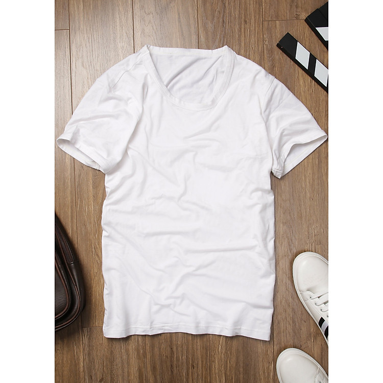 ÁO THUN NAM 100% COTTON THIÊN NHIÊN - 4 MÀU