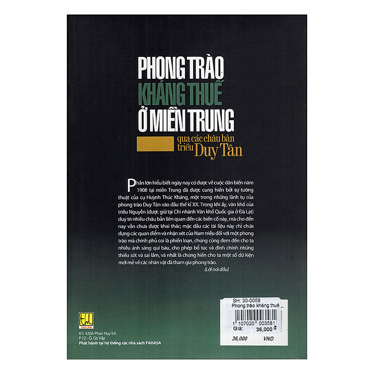 Phong Trào Kháng Thuế Ở Miền Trung Qua Các Châu Bản Triều Duy Tân - Ảnh 2