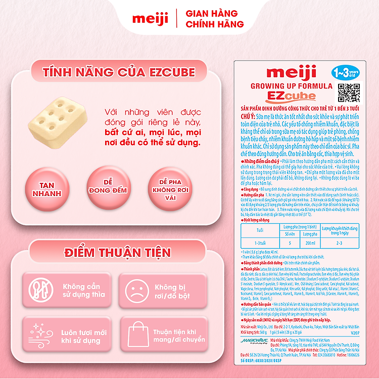 Viên Dinh Dưỡng Meiji Growing Up 560g Chất lượng Giá rẻ - Hình ảnh 4